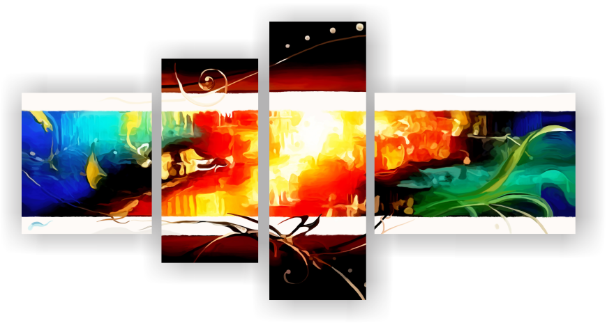 multicanvas abstract - acvatic multicanvas abstract - acvatic